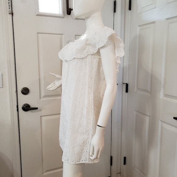 Tory Burch Broderie Lace Eyelet Dress Size Small - Picture 3 of 7